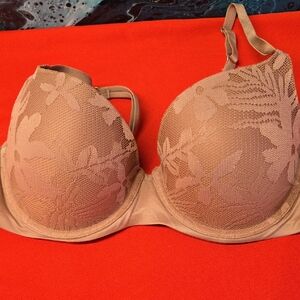 Aerie Floral Lace Underwire Bra - Beige